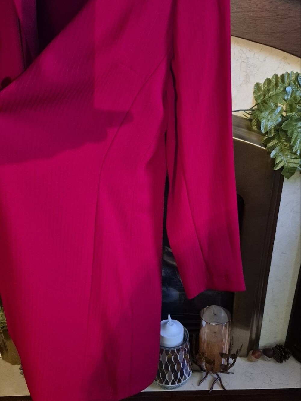 Women’s Raspberry Blazer And Dress Set - Picture 15 of 16